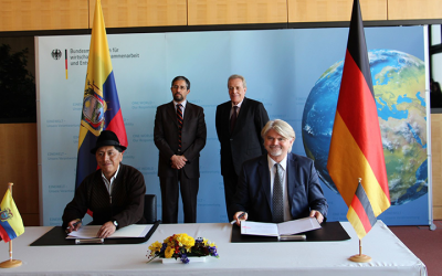 Ecuador y Alemania firman acuerdo de cooperación para el desarrollo por un monto 48.9 millones de euros