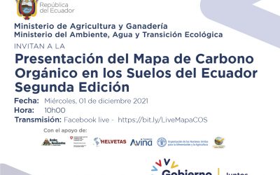 Helvetas-Fundación Avina: Presentación del Mapa de Carbono Orgánico en los Suelos del Ecuador, Segunda Edición